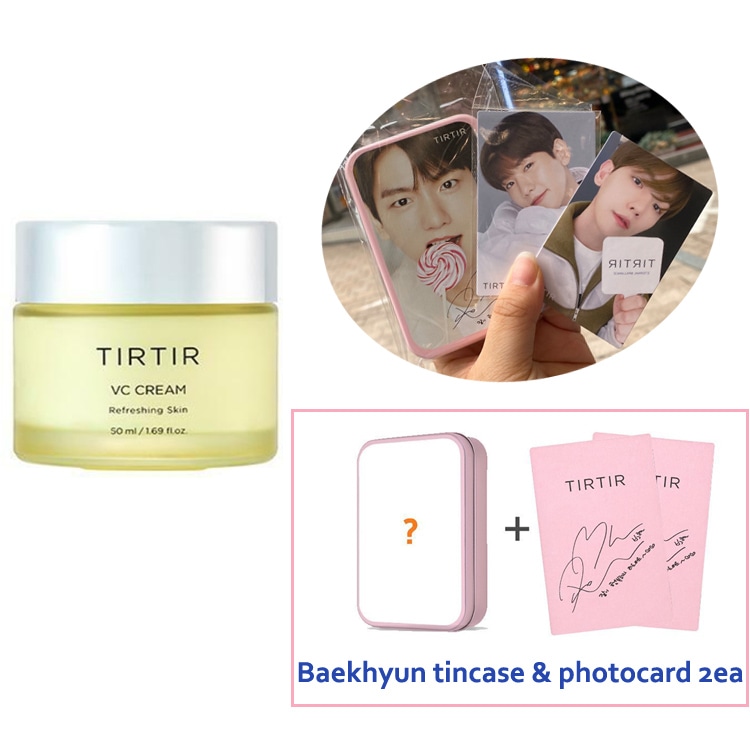 ̵TIRTIR x BAEKHYUN VC CREAM BAEKHYUN TINCASE+PHOTOCARD 2դ