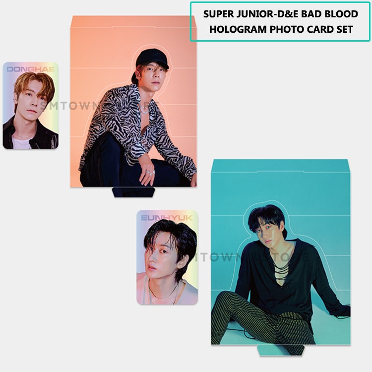 SUPER JUNIOR-D&E ホログラムフォトカードセットBAD ウニョク SUPER JUNIOR D&E HOLOGRAM PHOTOCARD_BAD BLOOD「SMTOWN&STORE」