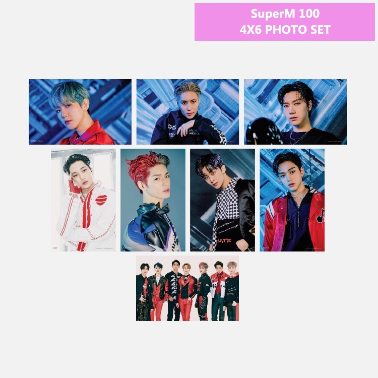 SuperM 4X6 PHOTO SET_100��SMTOWN&STORE��