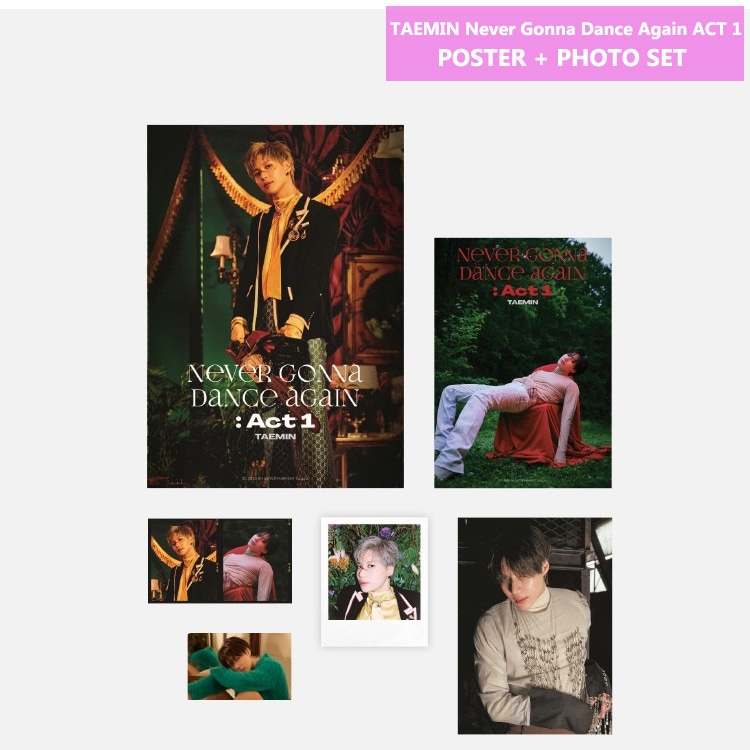 SHINee TAEMIN POSTER + PHOTO SET_Never Gonna Dance Again SHINee TAEMIN POSTER + PHOTO SET_Never Gonna Dance Again