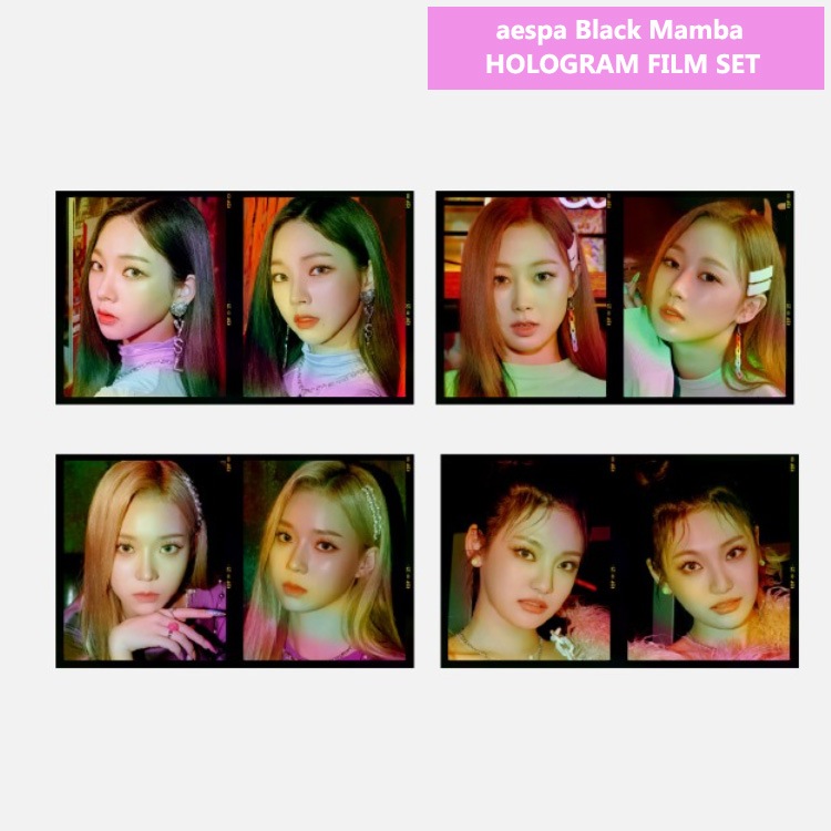 ͽaespa HOLOGRAM FILM SET_Black MambaSMTOWN&STORE