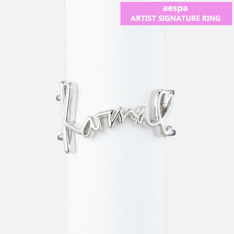 ��ͽ��� aespa ARTIST SIGNATURE RING��SMTOWN&STORE��