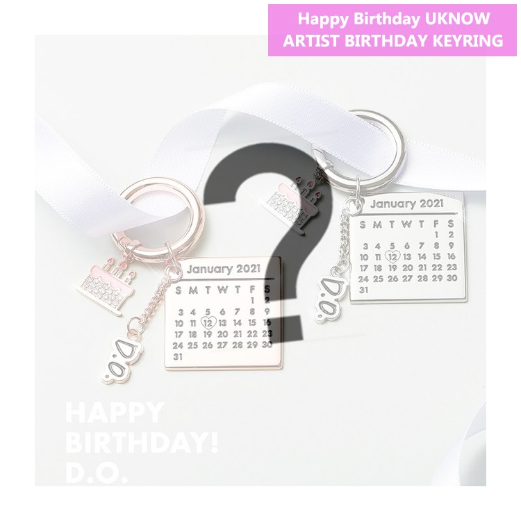 ͽTVXQ! UKNOW ARTIST BIRTHDAY KEYRINGSMTOWN&STORE