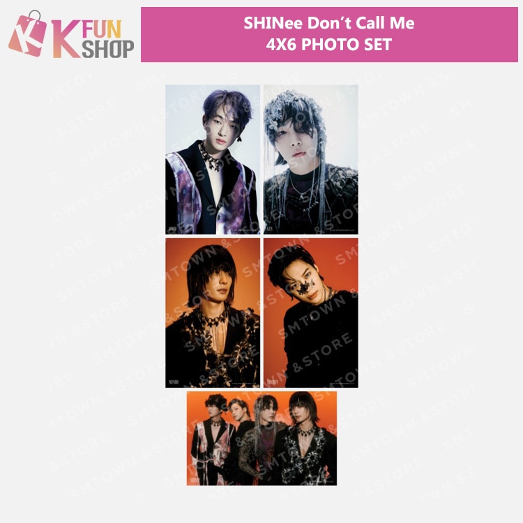 ��ͽ���SHINee 4X6 PHOTO SET_Don't Call Me��SMTOWN&STORE��