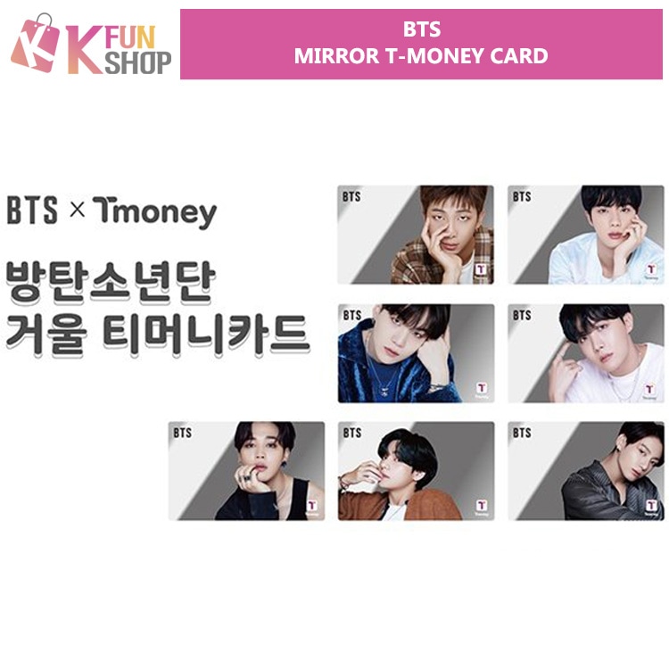 BTS MIRROR T-MONEY CARD ���ƾ�ǯ�� CU MIRROR T-MONEY CARD