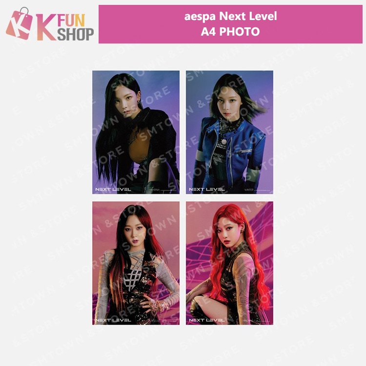 ��ͽ���aespa A4 PHOTO_Next Level ��SMTOWN&STORE��