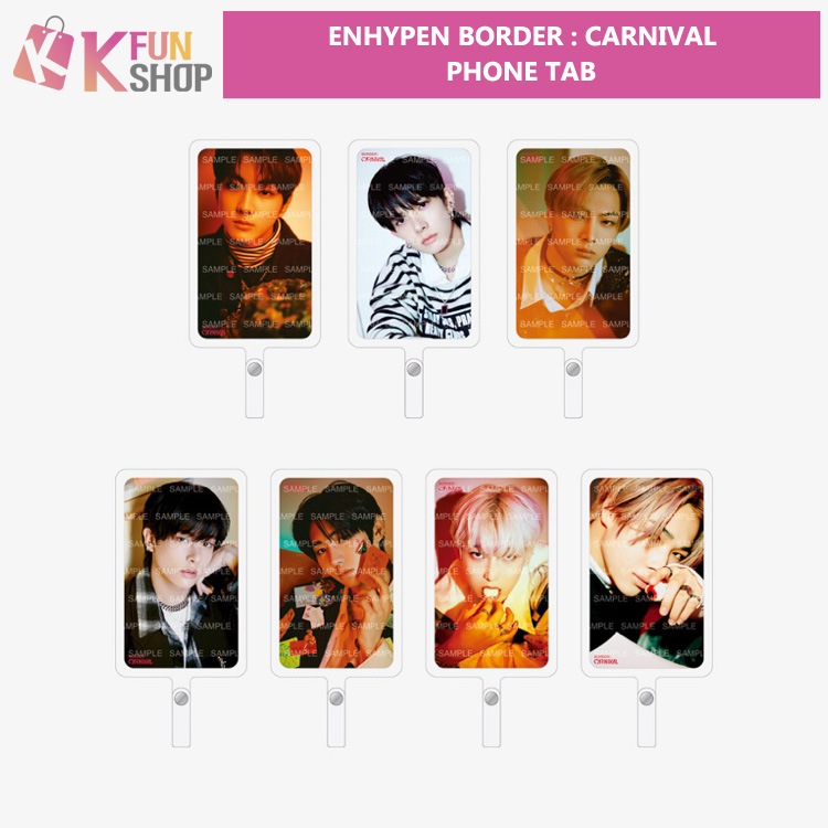 ͽENHYPEN PHONE TABBORDER : CARNIVAL OFFICIAL MD