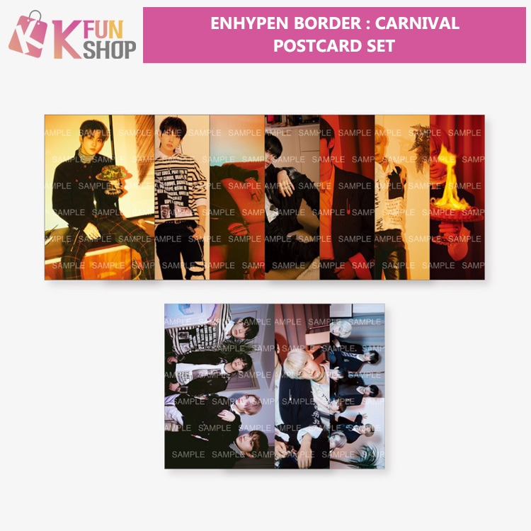 ��ͽ���ENHYPEN POSTCARD SET��BORDER : CARNIVAL OFFICIAL MD��