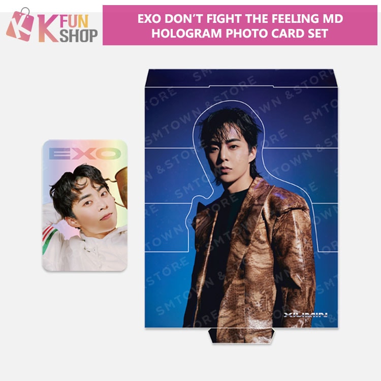 ��ͽ���EXO HOLOGRAM PHOTO CARD SET_DON��T FIGHT THE FEELING Official MD��SMTOWN&STORE��