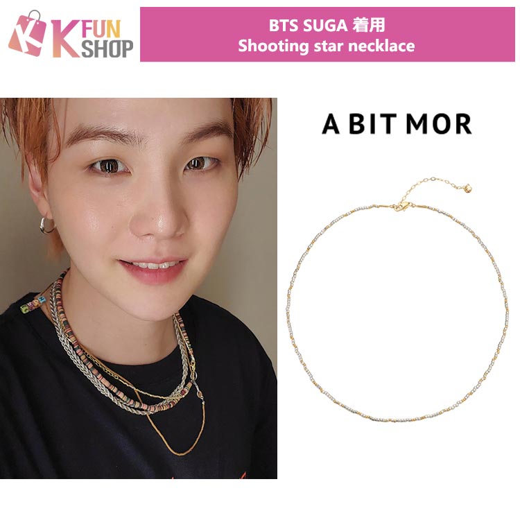 ̵BTS SUGA  Shooting star necklaceA BIT MOR