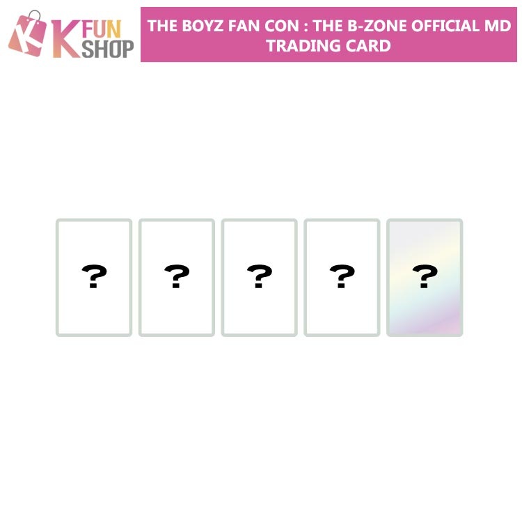 ��ͽ���THE BOYZ TRADING CARD��THE BOYZ FAN CON : THE B-ZONE 2ND OFFICIAL MD��