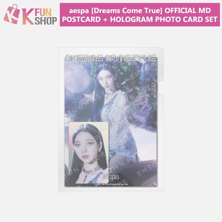 ��ͽ���aespa POSTCARD + HOLOGRAM PHOTO CARD SET_Dreams Come True MD��SMTOWN&STORE��