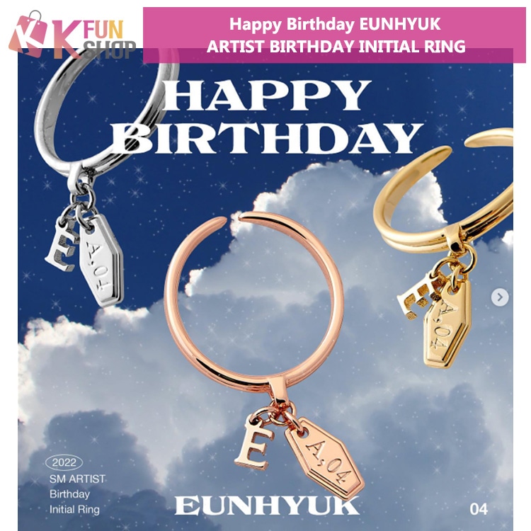 ͽSUPER JUNIOR EUNHYUK BIRTHDAY INITIAL RINGSMTOWN&STORE