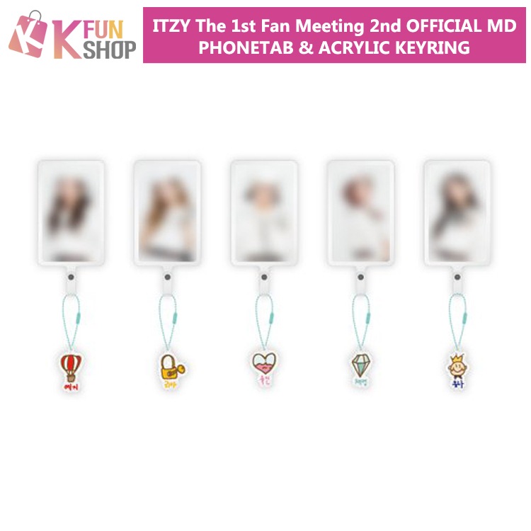 ��ͽ���ITZY PHONETAB & ACRYLIC KEYRING_1st Fan Meeting 2nd OFFICIAL MD