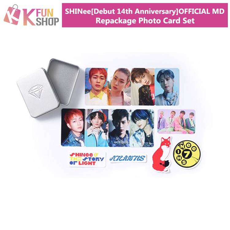 予約】SHINee Repackage Photo Card Set_Debut 14th Anniversary MD