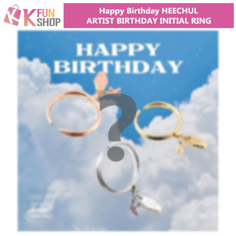 予約】SUPER JUNIOR HEECHUL BIRTHDAY INITIAL RING「SMTOWN&STORE」