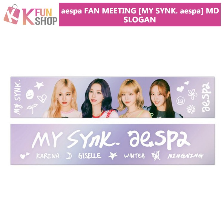 ��ͽ���aespa SLOGAN_Beyond LIVE MY SYNK. aespa OFFICIAL MD��SMTOWN&STORE��