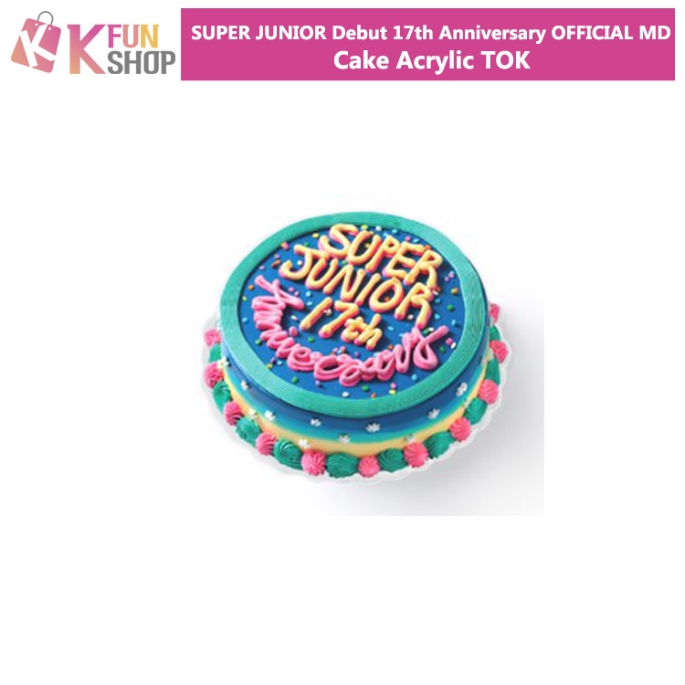 ��ͽ���SUPER JUNIOR CAKE Acrylic Griptok��17TH ANNIVERSARY MD��