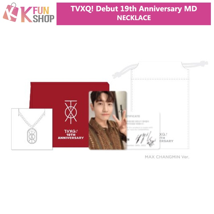 ͽTVXQ Necklace _19th Anniversary MD