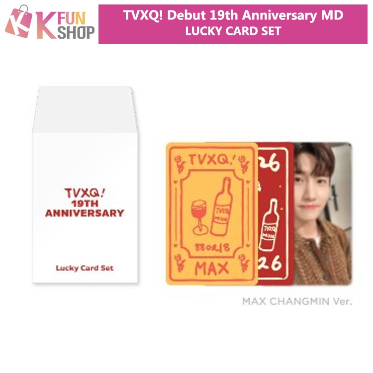 ͽTVXQ Lucky Card Set _19th Anniversary MD