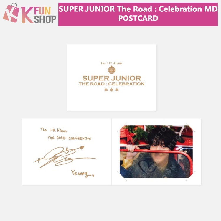 ͽSUPER JUNIOR POSTCARD_The Road : Celebration MD