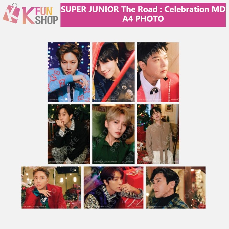 ͽSUPER JUNIOR A4 PHOTO_The Road : Celebration MD