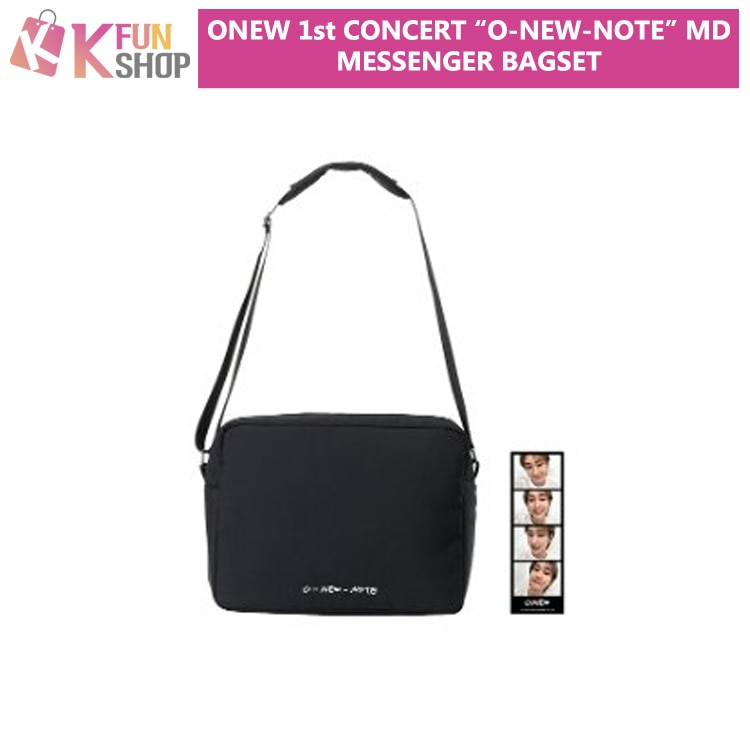 ��ͽ���ONEW MESSENGER BAG SET��ONEW 1st CONCERT O-NEW-NOTE MD�ס�