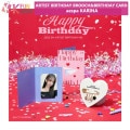 ͽaespa KARINA BIRTHDAY BROOCH & BIRTHDAY CARD
