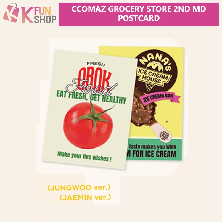 ͽNCT NCT CCOMAZ POSTCARD _CCOMAZ GROCERY STORE 2ND MD