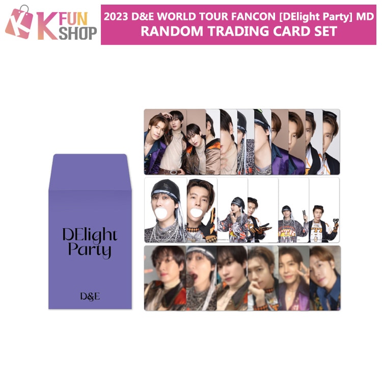 予約】SUPER JUNIOR D&E RANDOM TRADING CARD SET_D&E WORLD TOUR