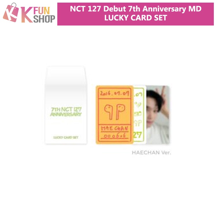 ��ͽ��/����̵����NCT 127 LUCKY CARD SET_NCT 127 Debut 7th Anniversary MD