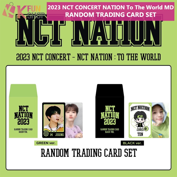 ͽNCT RANDOM TRADING CARD SET_2023 NCT CONCERT NCT NATION To The World MD