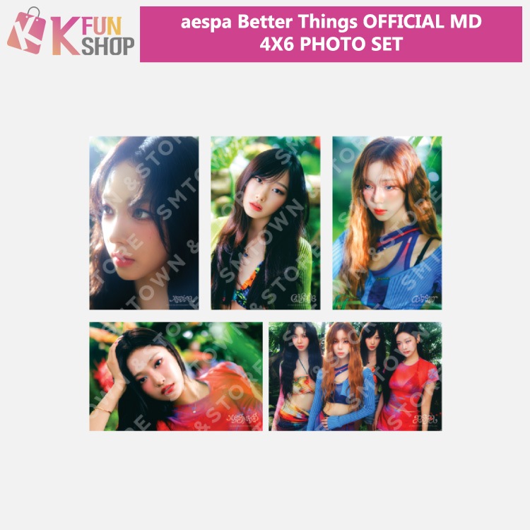 ��ͽ���aespa 4X6 PHOTO SET_aespa Better Things OFFICIAL MD