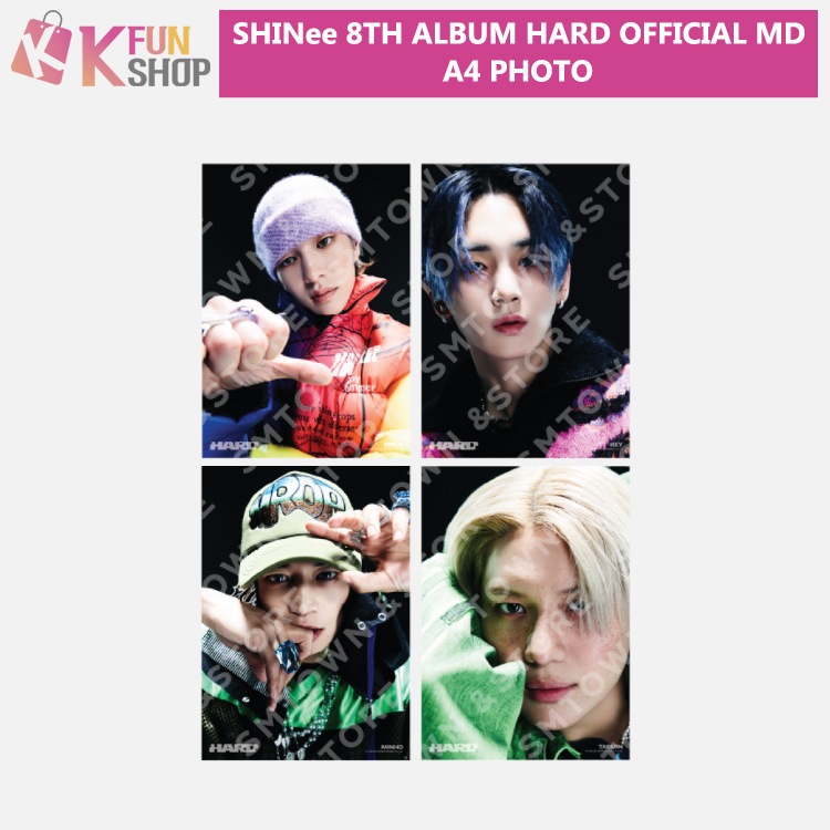 ͽSHINee A4 PHOTO_8TH ALBUM [HARD] OFFICIAL MD