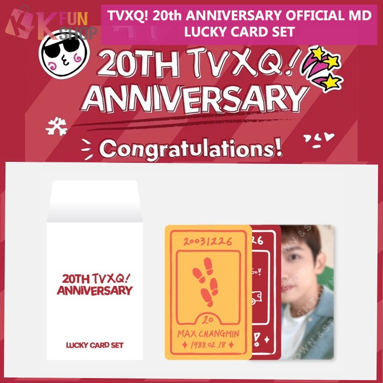 予約/送料無料】TVXQ! Lucky Card Set_東方神起 TVXQ! 20th