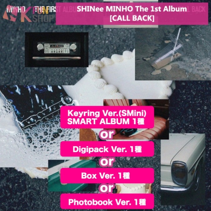 ������̵��/ͽ�������[Photobook/Digipack/Keyring/BOX ver.] SHINee MINHO The 1st Album [CALL BACK]