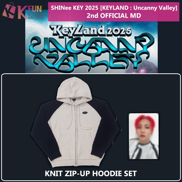送料無料/予約】KNIT ZIP-UP HOODIE SET_SHINee KEY 2025 [KEYLAND
