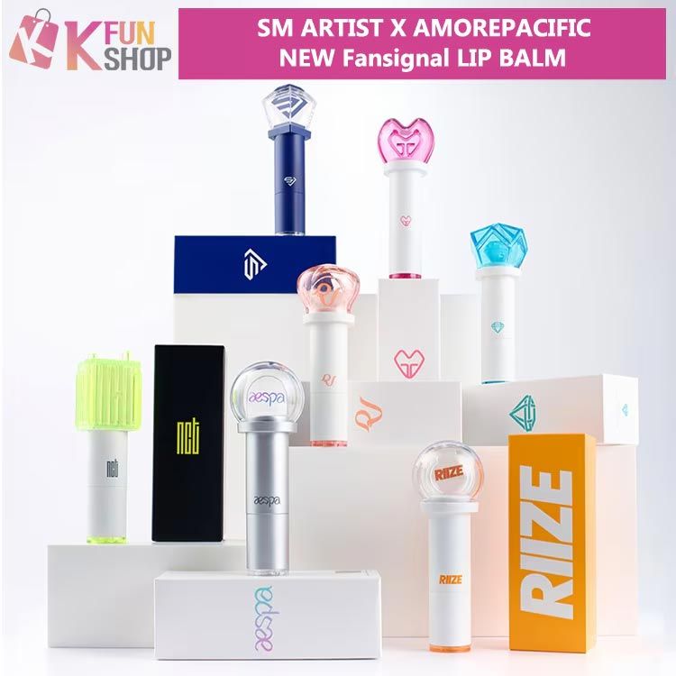 [����] SM ARTIST X AMOREPACIFIC Fansignal LIP BALM RIIZE/aespa/NCT/Red Velvet/SHINee/SNSD/SUPER JUNIOR