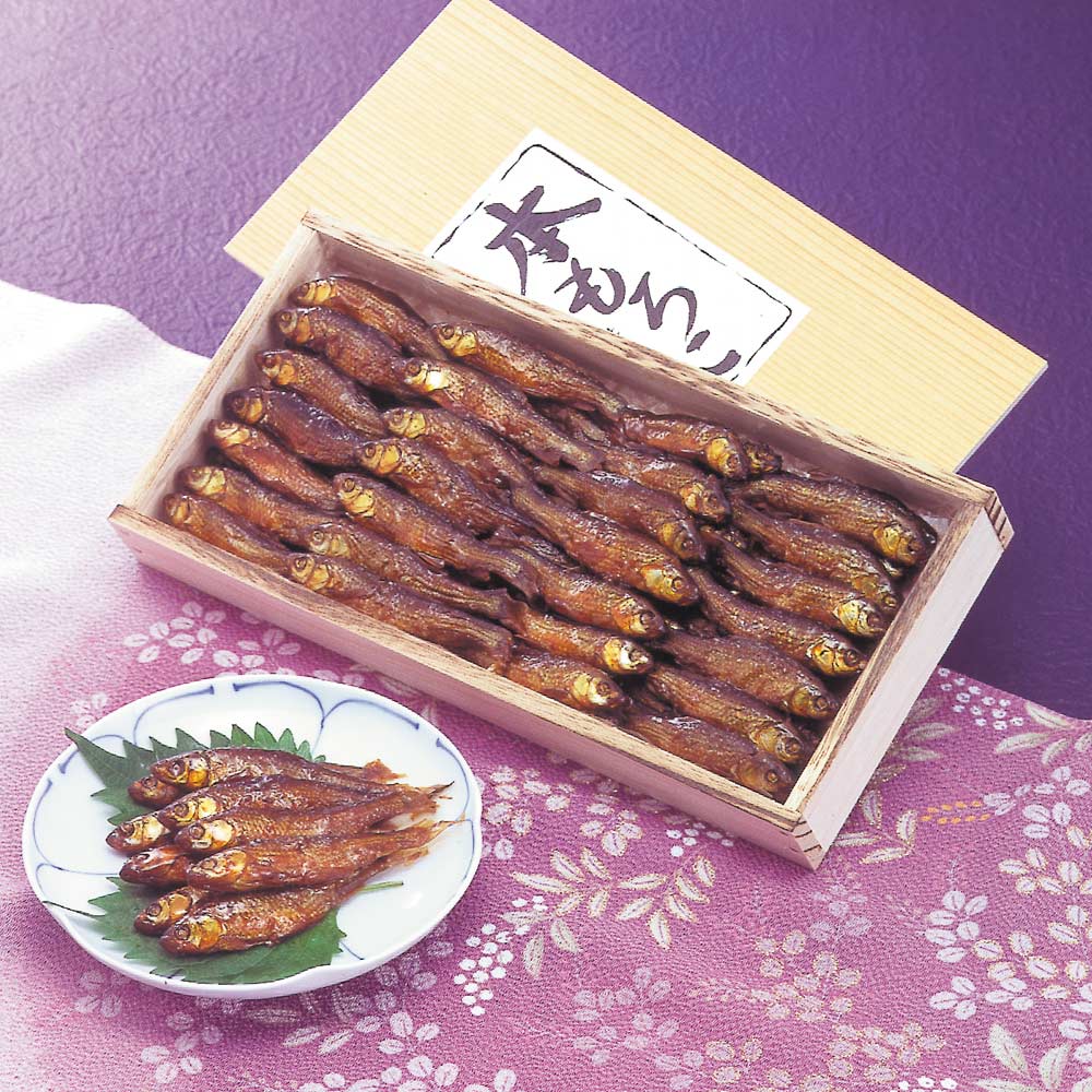 新物 本もろこ煮 (木箱入) 240g