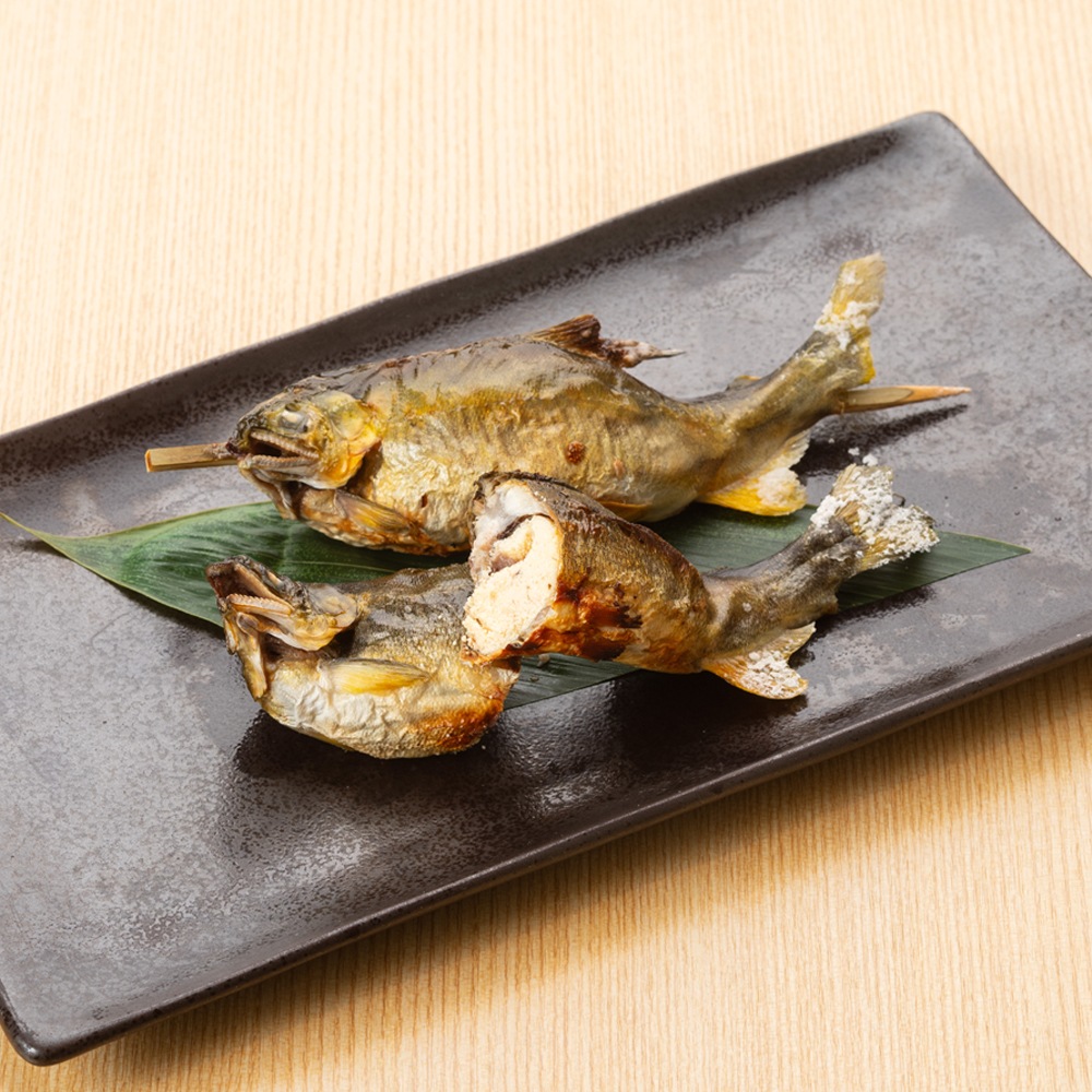あゆの塩焼きさま確認ページ♡ 冷凍] 子持ちあゆの塩焼き (1尾入) TASA1R | あゆの店きむら