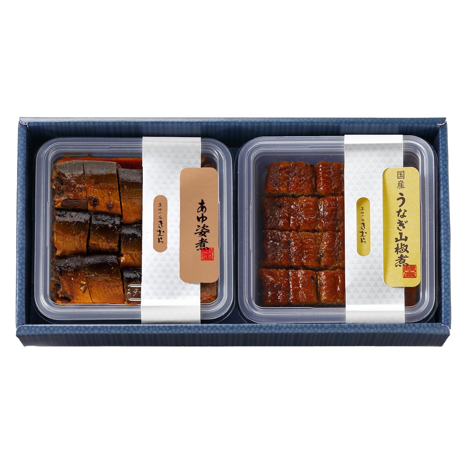 うなぎ山椒煮・あゆの姿煮切身 詰合せ 25201