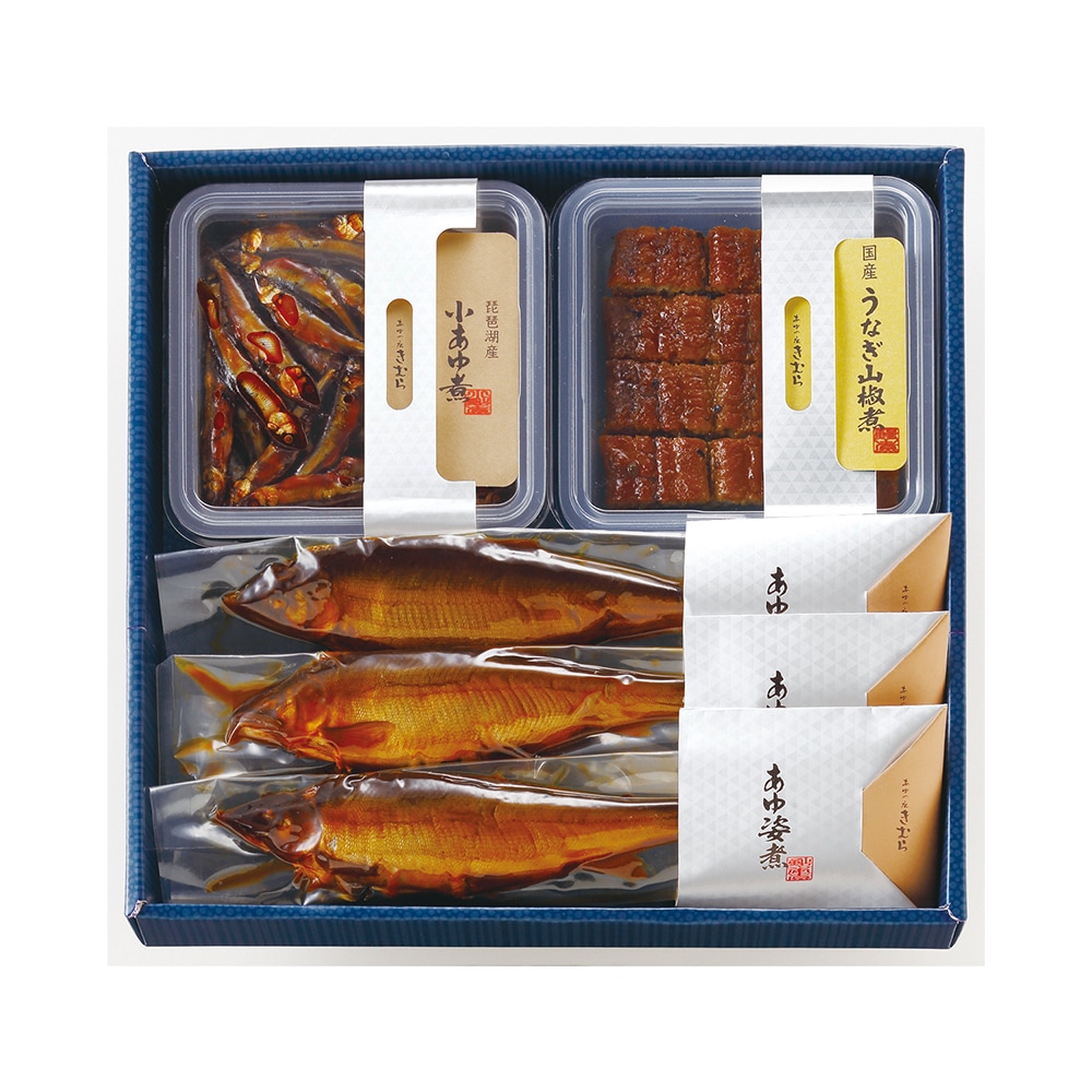 小あゆ煮・うなぎ山椒煮・あゆの姿煮 詰合せ AK5U