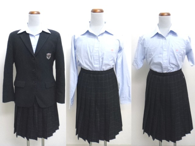 Q20 あいち造形デザイン専門学校 女子高生 学生服 制服 ブレザー▼スカート▼ブラウス/6yt143