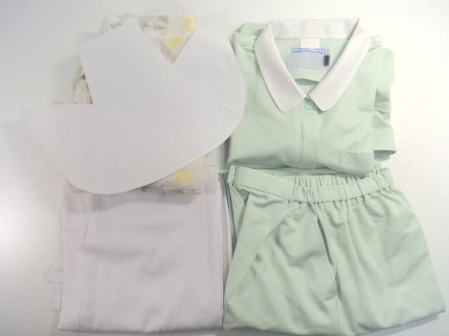 医療専門学校? 看護学校? 作業服制服 ナース服 ワンピース AP-RON▼長ズボン▼エプロン▼ナースキャップ▼/6yt010