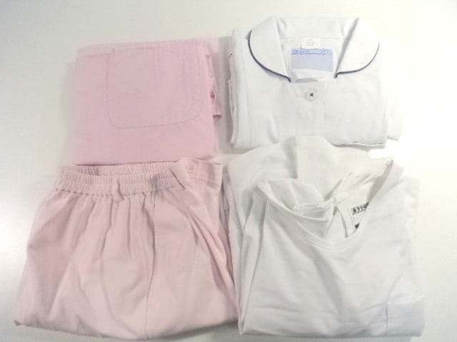 医療専門学校? 看護学校? 作業服制服 ナース服 ワンピース AP-RON▼割烹着? Angelioa▼エプロン▼4点セット/6yt007