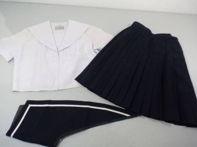 a04○学校名不明/夏セーラー○愛知県横須賀高校/冬スカート○1sn086