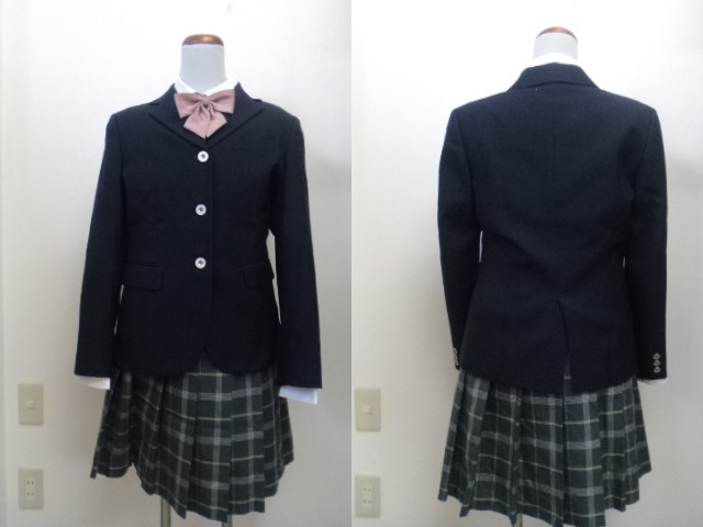 A87 愛知県 私立至学館高等学校 ブレザー165a ブラウス リボン 校章など7点 Og0056 13ppp 女子制服 高校 セット 中古学生服の専門店 A 制服店 Com