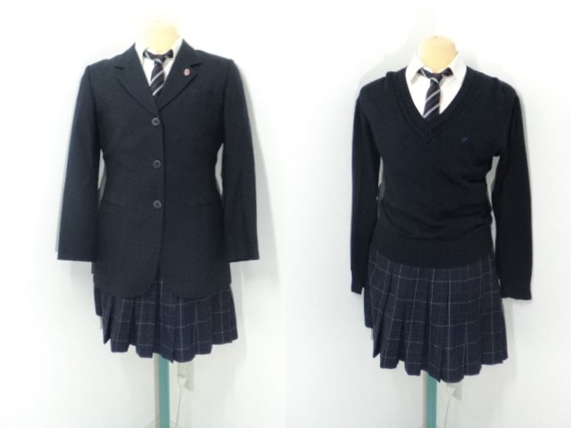 D91 東京都 吉祥女子高等学校 校章付ブレザー165a カート シャツ ソックス ネクタイ Yt0233 24fbn 女子制服 高校 セット 中古学生服の専門店 A 制服店 Com
