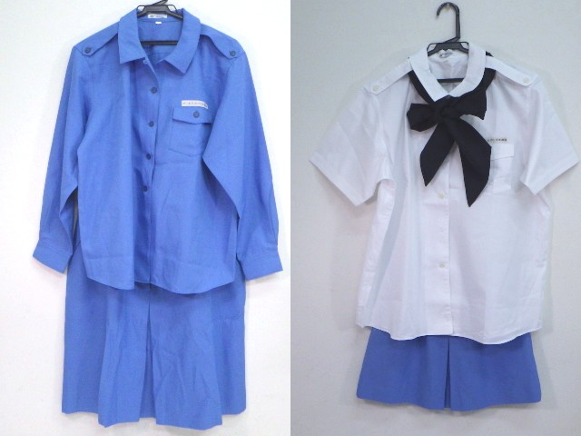 T415 ガールスカウト 制服 半袖・長袖シャツ+スカート+技能帯/yt1162
