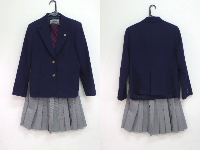 O46 愛知県 名東高校 校章付きブレザー 冬スカート ネクタイ Yt1348 9she 女子制服 高校 セット 中古学生服の専門店 A 制服店 Com O46 愛知県 名東高校 校章付きブレザー 冬スカート ネクタイ Yt1348 9she 女子制服 高校 セット 中古学生服の専門店 A 制服店 Com